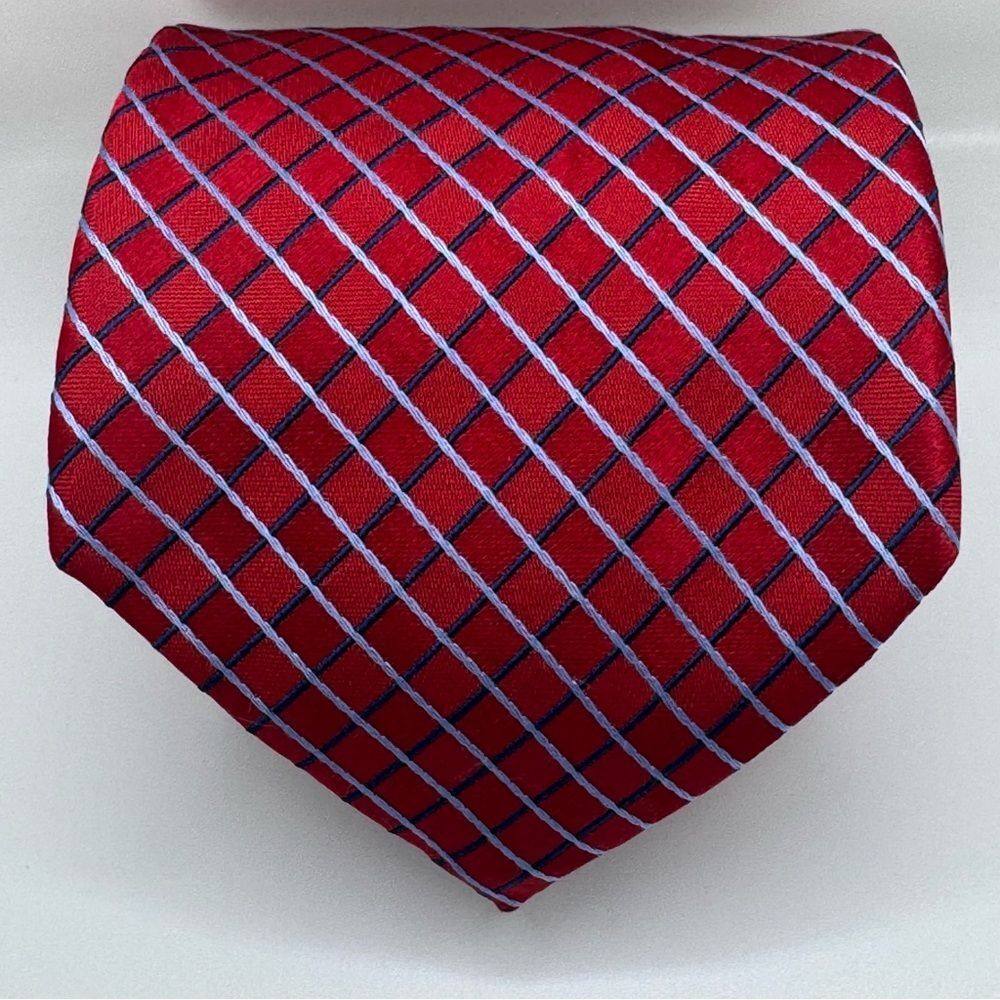 Chaps Red and Blue Striped Tie
